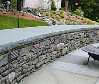 Retaining Wall Install, Carlisle, MA